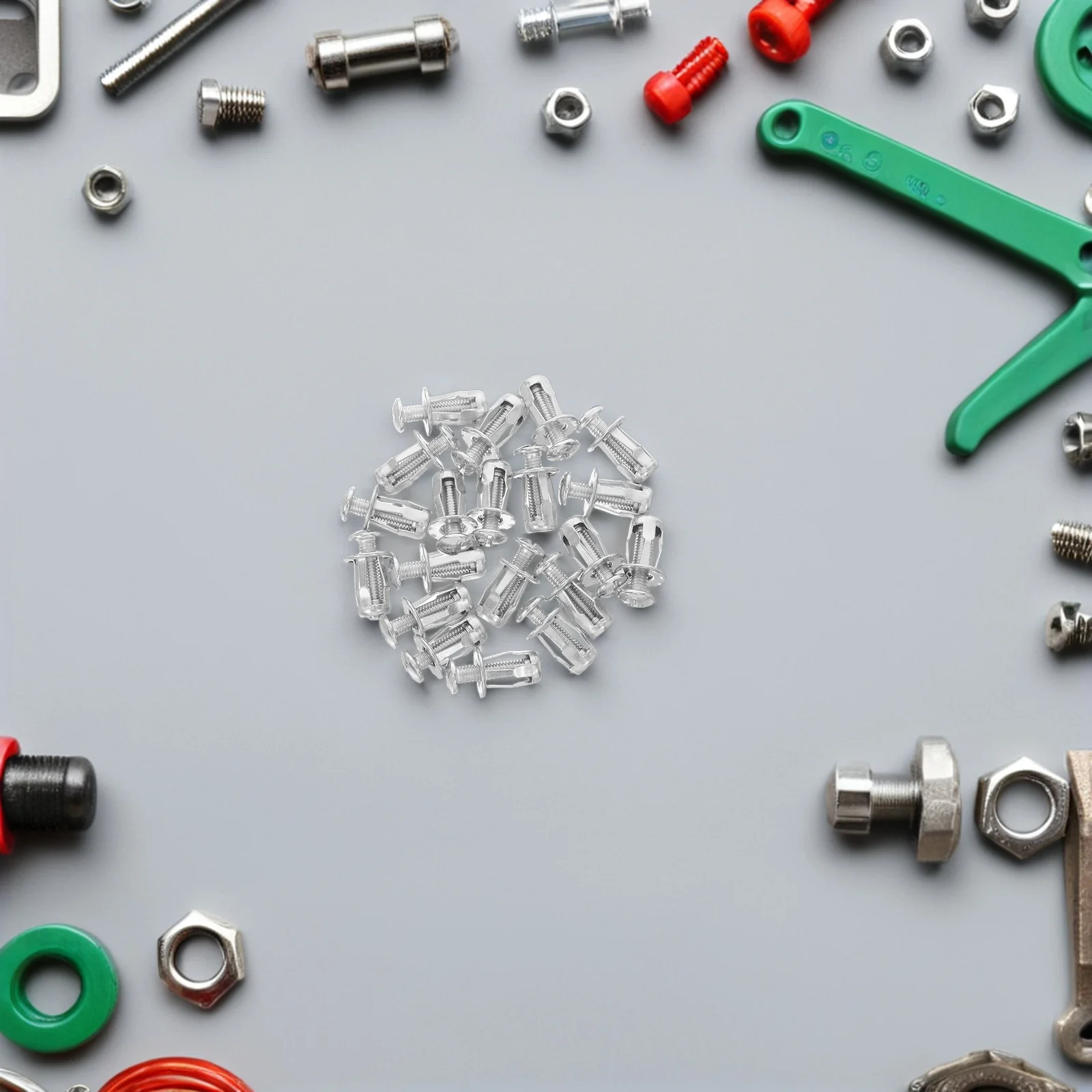 

80Pcs Petal Expansion Screw Nuts Metal Anchor Bolts M4x20 M4x25 M5x25 M6x25 Heavy Duty Expansion Screws for Concrete Drywall