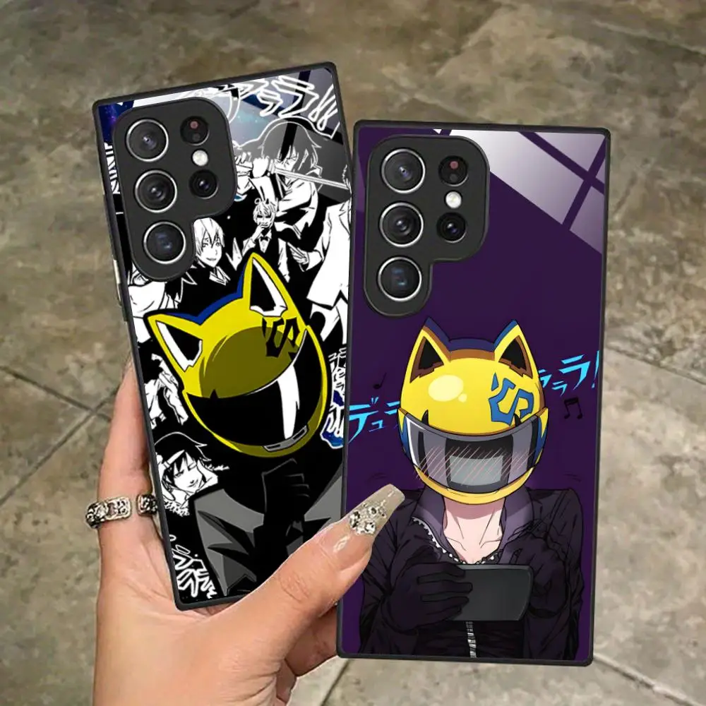 Anime Durarara Phone Case for Samsung Galaxy S26 S25 S24 S23 S22 S21 S20 Note20 Plus FE Ultra Glass Protective Cover