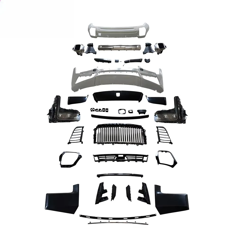 2018-2024y Upgrade to 2025y Cullinan Rolls Body Kit Auto Car Front Bumper Rear Bumper Grille Facelift Set Upgrade Body Parts
