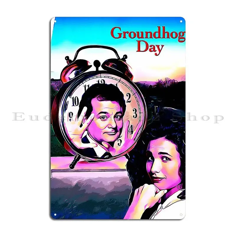 Groundhog Day 2 Metal Plaque Create Design Kitchen Printing Garage Tin Sign Poster