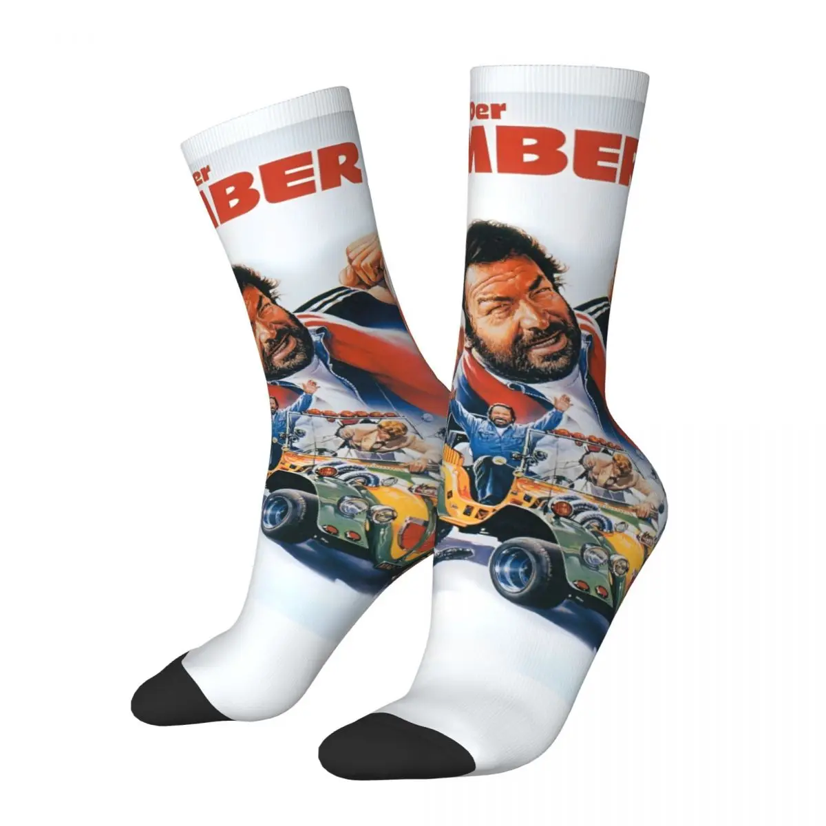 Bud Spencer Und Terence Hill Socks Autumn Stockings Vintage Men Breathable Socks Graphic Cycling Anti Bacterial Socks