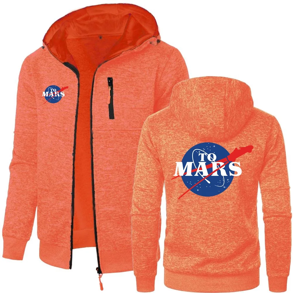 Para marte espaço amante chique moletom jaqueta qualidade dos homens com capuz outwear lã quente casacos de treino casual fitness hoodies camisa