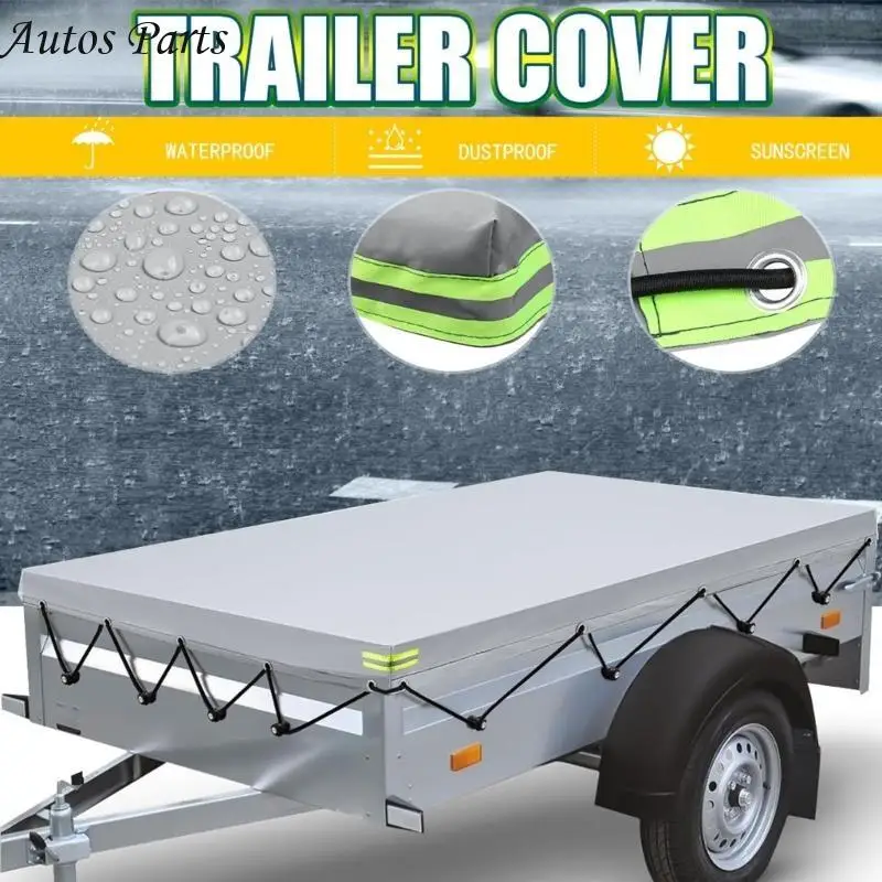 

57BA Flat Tarpaulin with Reflective Strip Universal Tarpaulin Trailer Tarpaulin Cover