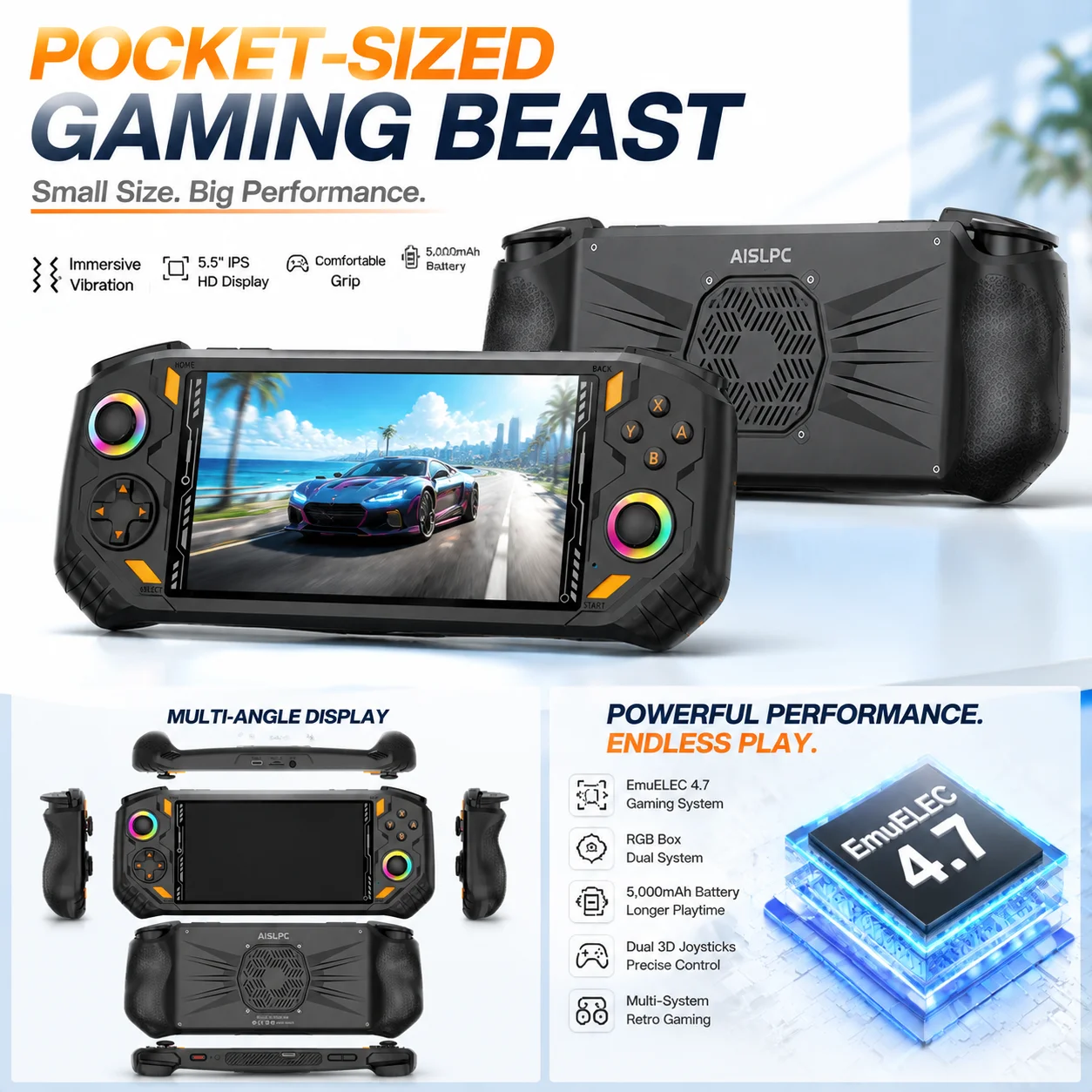 AISLPC Handheld Game Console 5.5