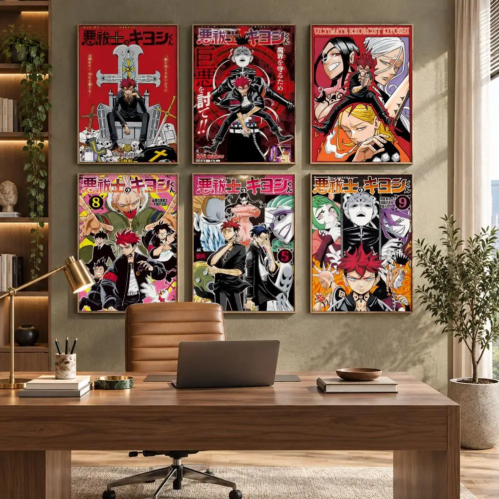 Ultimate Exorcist Kiyoshi Poster HD Waterproof Wall Decal for Study, Living Room & Garage, Great Gift for Fans