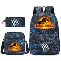 New Jurassic World Park Boys Girls Kids School Book Bags Women Backpack Canvas Men Laptop Bagpack Packsack Bookbag