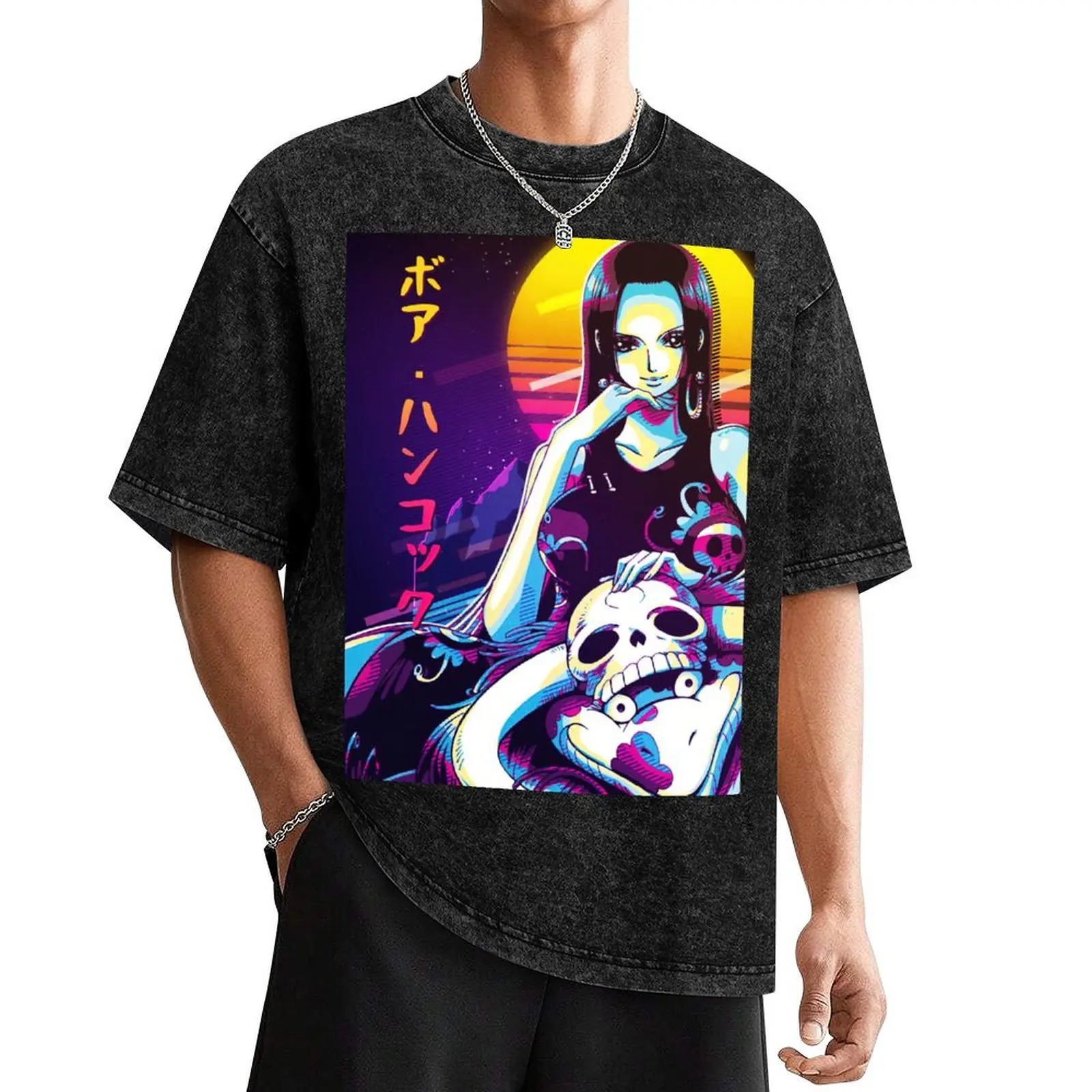 

Boa Hancock T-Shirt sweat anime shirt blue lock oversize t-shirts man mens designer clothes