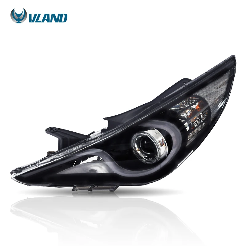 Vland Factory Wholesale LED Head Lamp 2011 2012 2013 2014 Car Light Accessories Auto Parts Lighting System For Hyundai Sonata