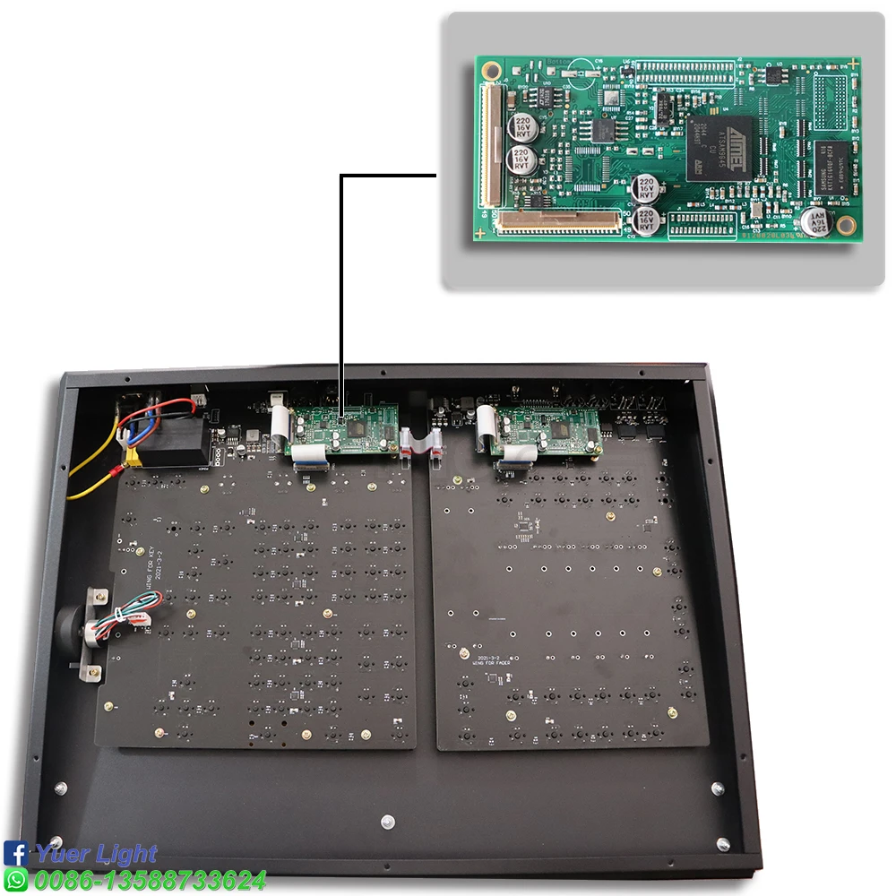 Imagem -03 - Yuer-dj Equipamento Comando Asa e Fader Wing Drive Pcb Board Stage Party Disco Lights Controle de Iluminação Led Atacado Dmx 512