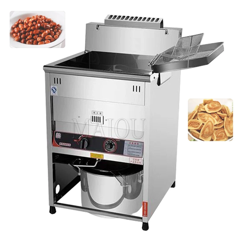 Hot Sale 30L Vertical One Tank Electric 220v Deep Fryer Chicken Fryer With Temperature Function