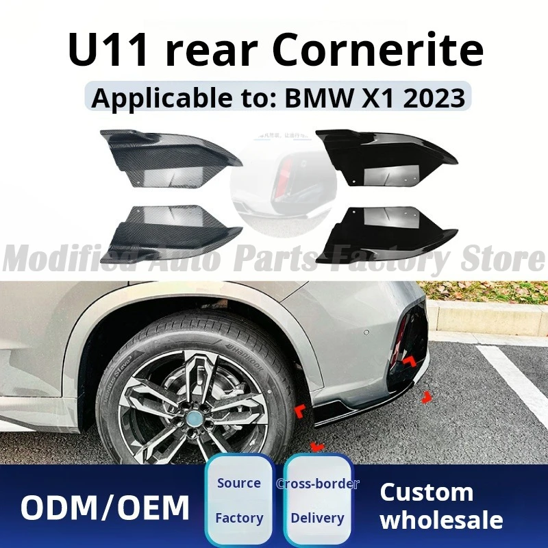 

Applicable To Bmw BMW X1 U11 M Sport 2023 + Rear Corner Air Knife Corner Sticker Modification