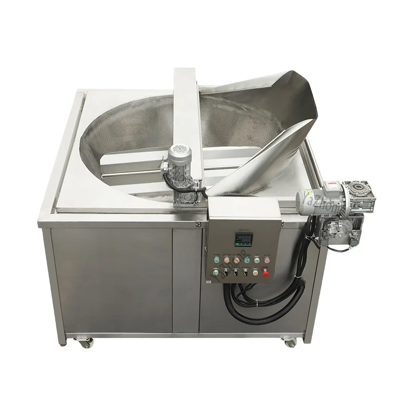 Full Automatic Industrial Snacks Potato Chips Batch Fryers