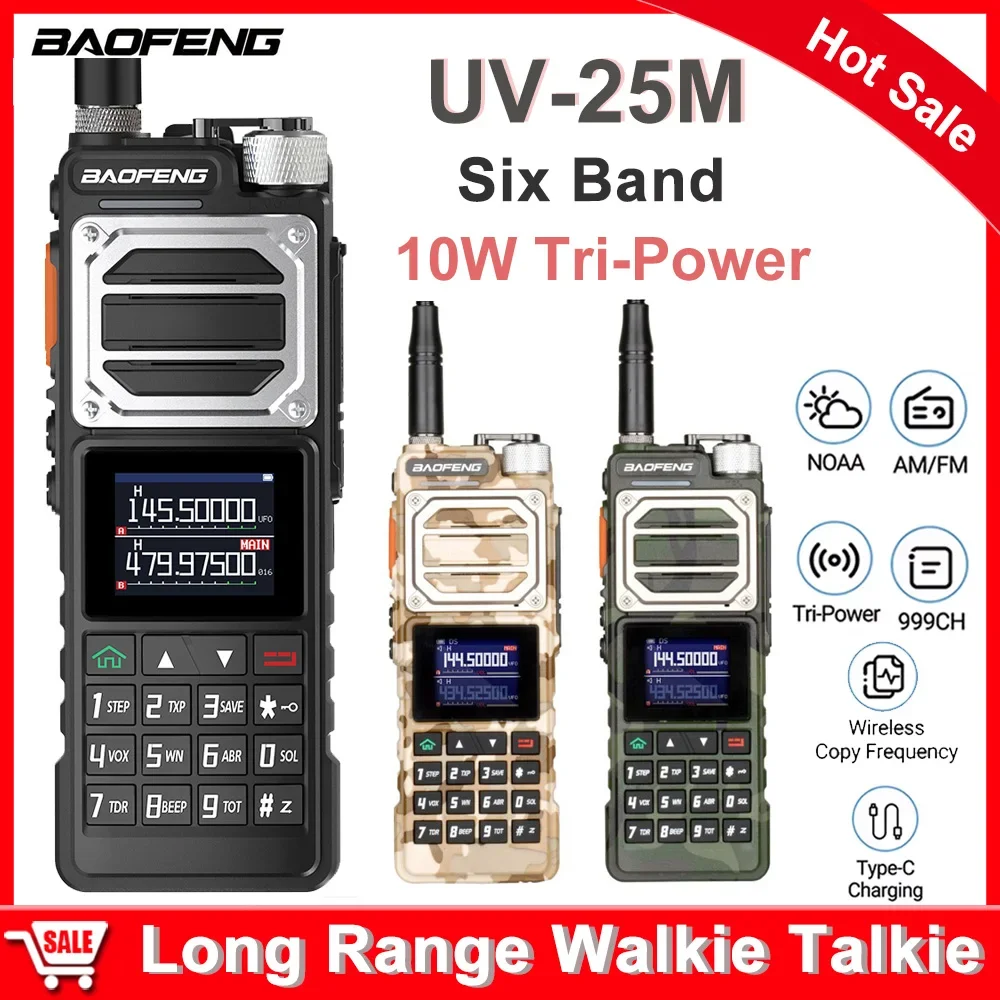 

baofeng UV25 transceiver talkie Phone ham hunting Wireless set long range radios walki intercom walkman station Two-way ptt