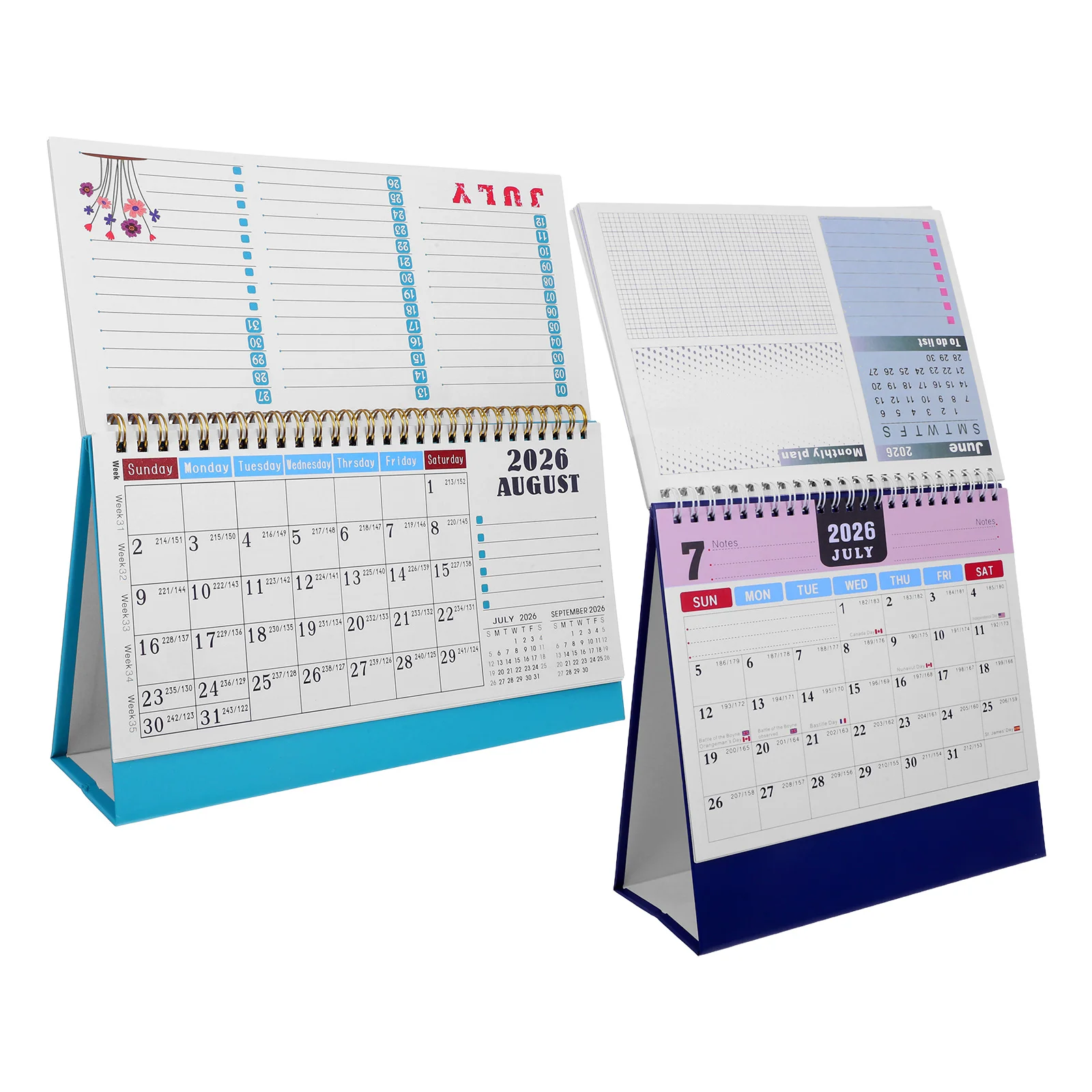 

2 шт. минималистичный настольный календарь с английскими страницами 2026 флип-дизайн ежегодный планировщик офис школьный настольный органайзер 2026 календарь стол