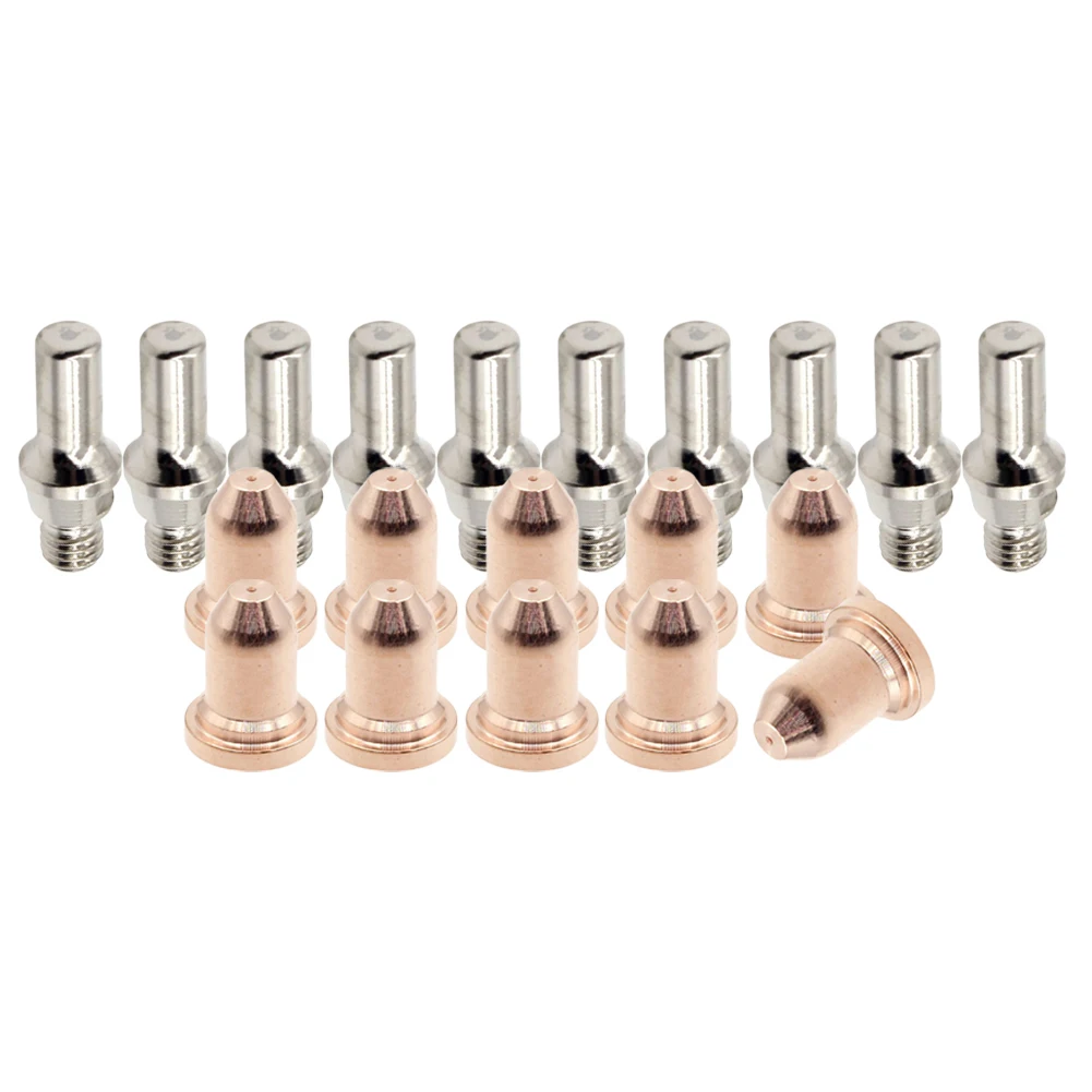 Copper Composite Electrodes LC25 Torch Parts For Industrial Use Copper Material Carbon Steel Cut Angle High Reliability