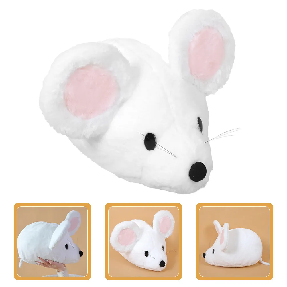 

Realistic Mouse Soft Hamster Simulation Interactive Activity Prop Fun for Birthday Claw Machine Kids Adults Cute Animal