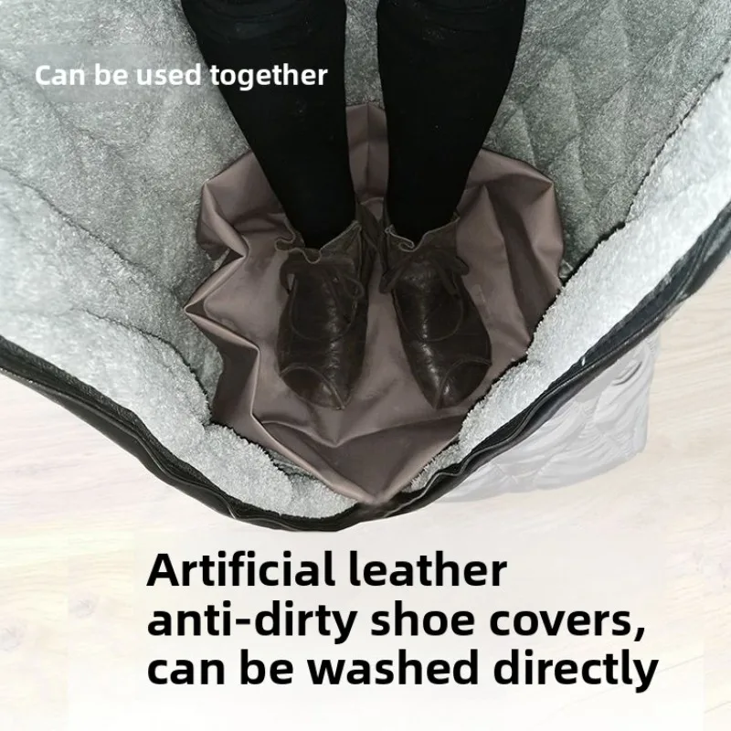 كرسي متحرك الشتاء الصوف الساق بطانية دافئة يندبروف اللفة لحاف المسنين السفر في الهواء الطلق مقاومة للماء الغطاء القطيفة الواقية