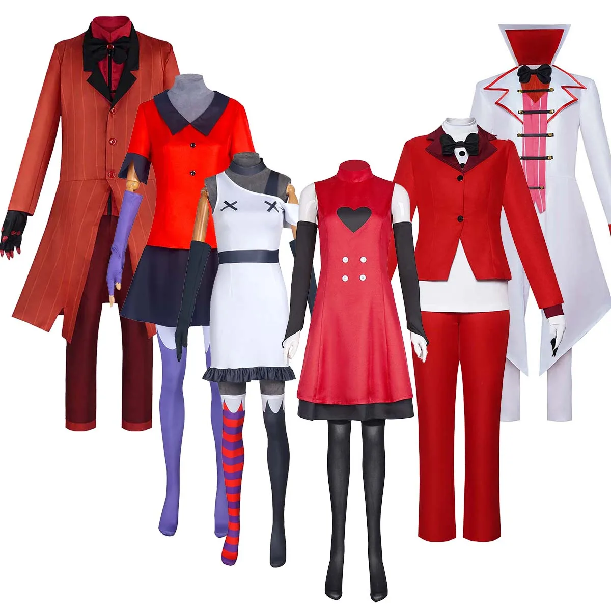 

Аниме Хазбин Cos Hotel Чарли Морнингстар Косплей Костюм Красный Костюм