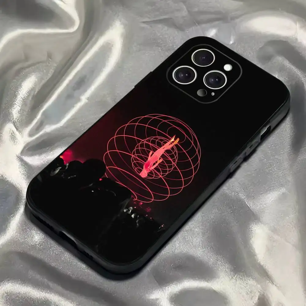 Coque de téléphone DJ a-après vie Anyma pour iPhone 16,15,14,13,12,11,Pro,Max,Plus,X,XS,SE4,E,Mini, étui noir souple
