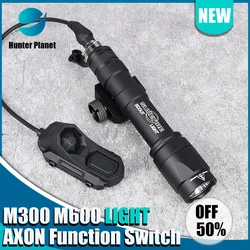 Wadsn Tactical M600C Metal Flashlight M300 Hunting Scout Light UNAXON Dual Function Pressure Switch Fit 20mm Rail Mlok Keymod