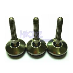 1pcs M8 M6 304 Stainless Steel Nylon Adjustment Screw Adjustable Movable Foot Pad Table Chair Accessories