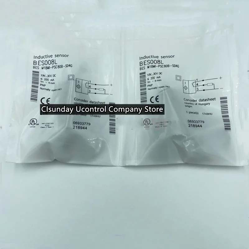 

2pcs New High Quality BES M18MI-PSC40B-S49G BES M18MI-PSC80B-S04G BES M18MI-PSC80B-S04G-W BES M18MI-PSC50A-S04G-W