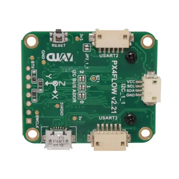 PX4FLOW 2.21 Sensore di flusso ottico Smart Camera di precisione per PX4 PIXHAWK Realizzato in metallo resistente essenziale per il controllo del volo