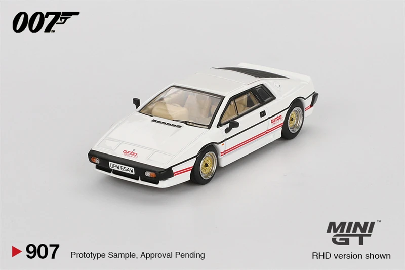 

(Pre-Order) MINI GT 1:64 Lotus Esprit Turbo White "For Your Eyes Only" English Blister Diecast Collector's Vehicle Model Car