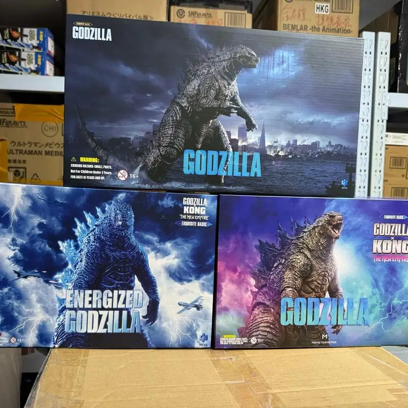 In Stock 2024 New Original Hiya Godzilla Anime Figure Godzilla Action Figure 16cm Children Toys Gojira Decoration Birthday Gift