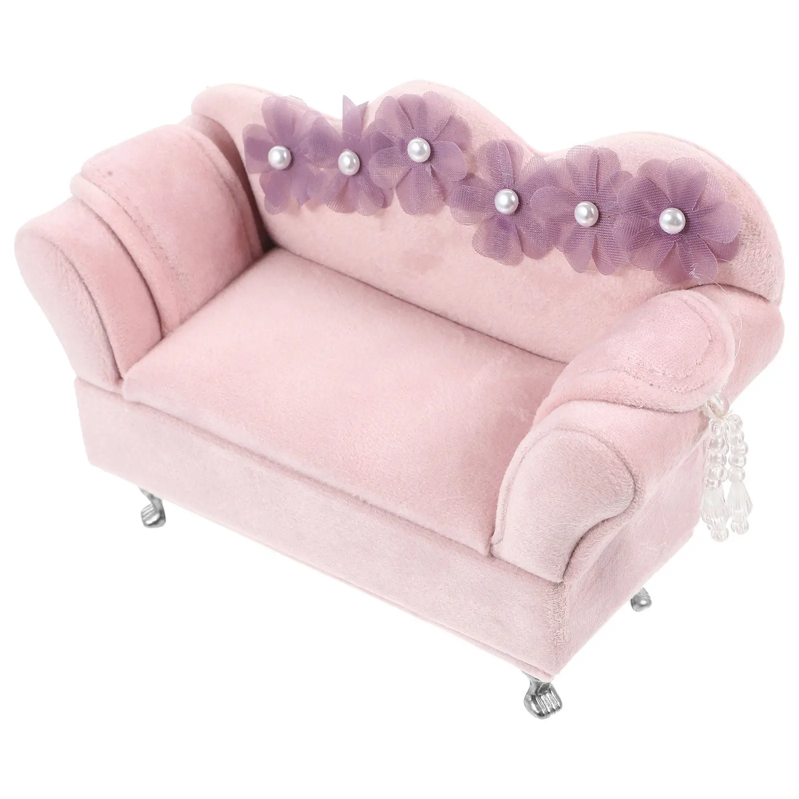 

Elegant Fabric Jewelry Organizer Box Stylish Trinket Case for Rings Earrings Necklaces Small Sundries Display Trinket Boxes