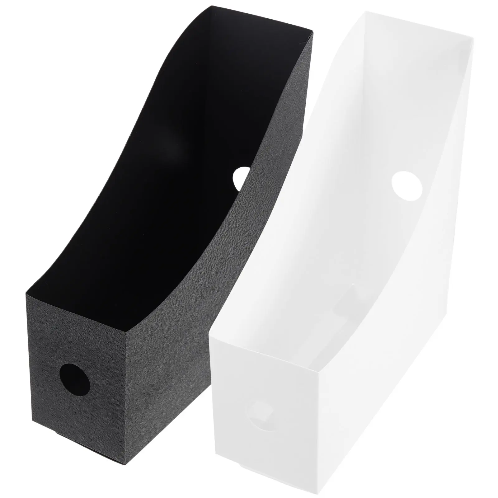 2 Pcs File Rack Desktop Organizer Office Book Holder Supplies Accessory Daily Use Folder Magazine