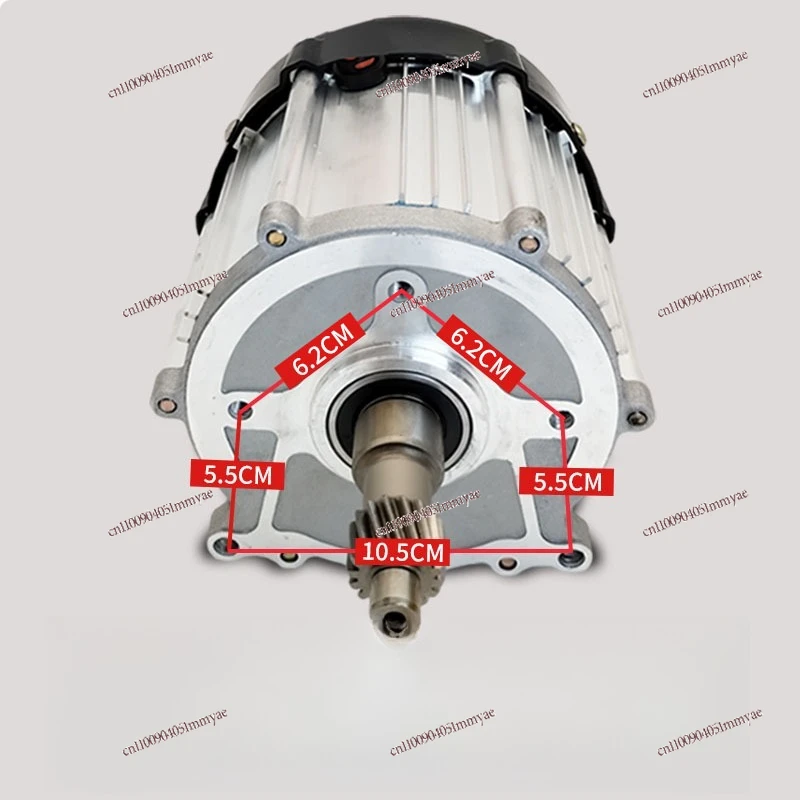 Electric Tricycle Motor 48v72v1500w High Speed Permanent Magnet Pure Copper DC Brushless