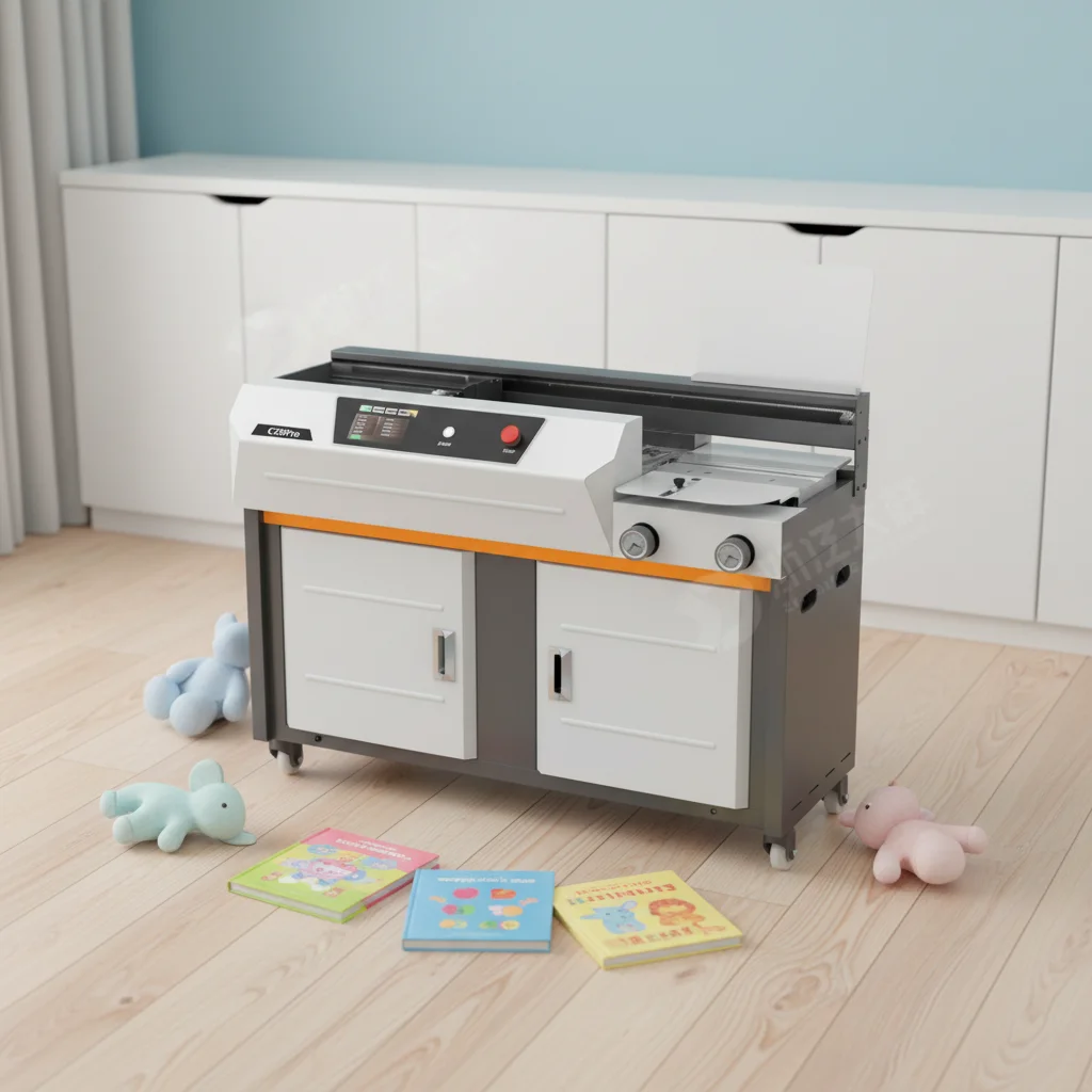 

Brand A4 Book Binding Machine Automatic Gluing & Perfect Binding C20PRO Side Glue 7" Touch Screen