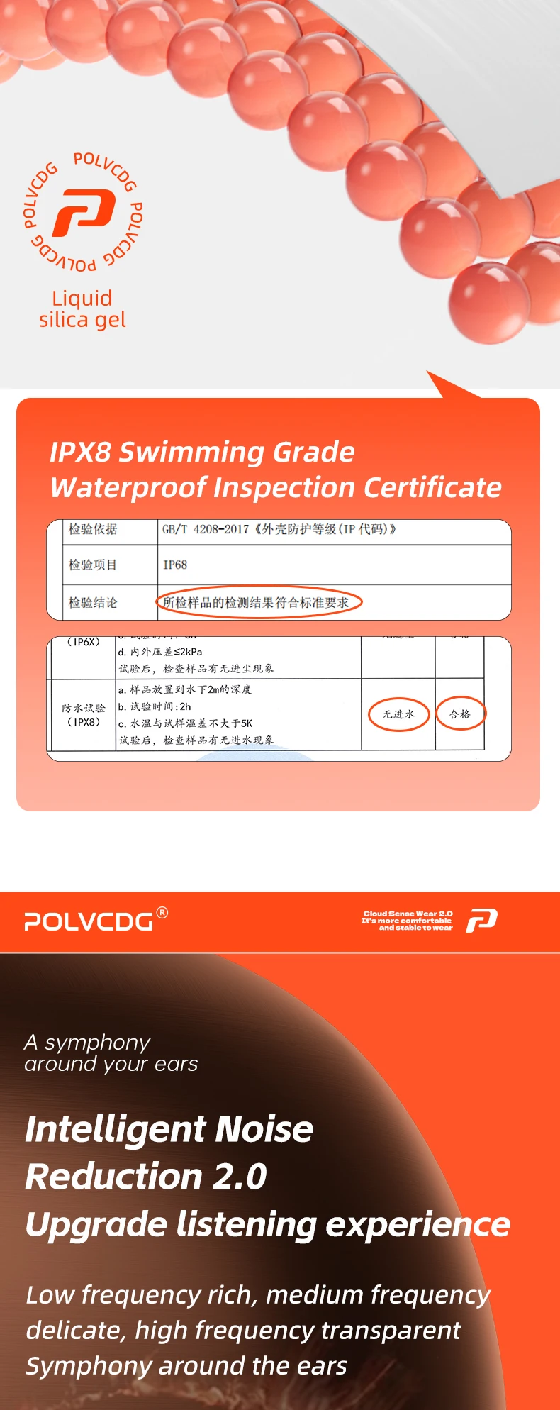 POLVCDG Knochenleitungs-Kopfhörer IPX8 Wasserdicht 32GB Speicher Bluetooth 5.4 Silikonmaterial 2024 Neues Produkt X16 – Detail 8