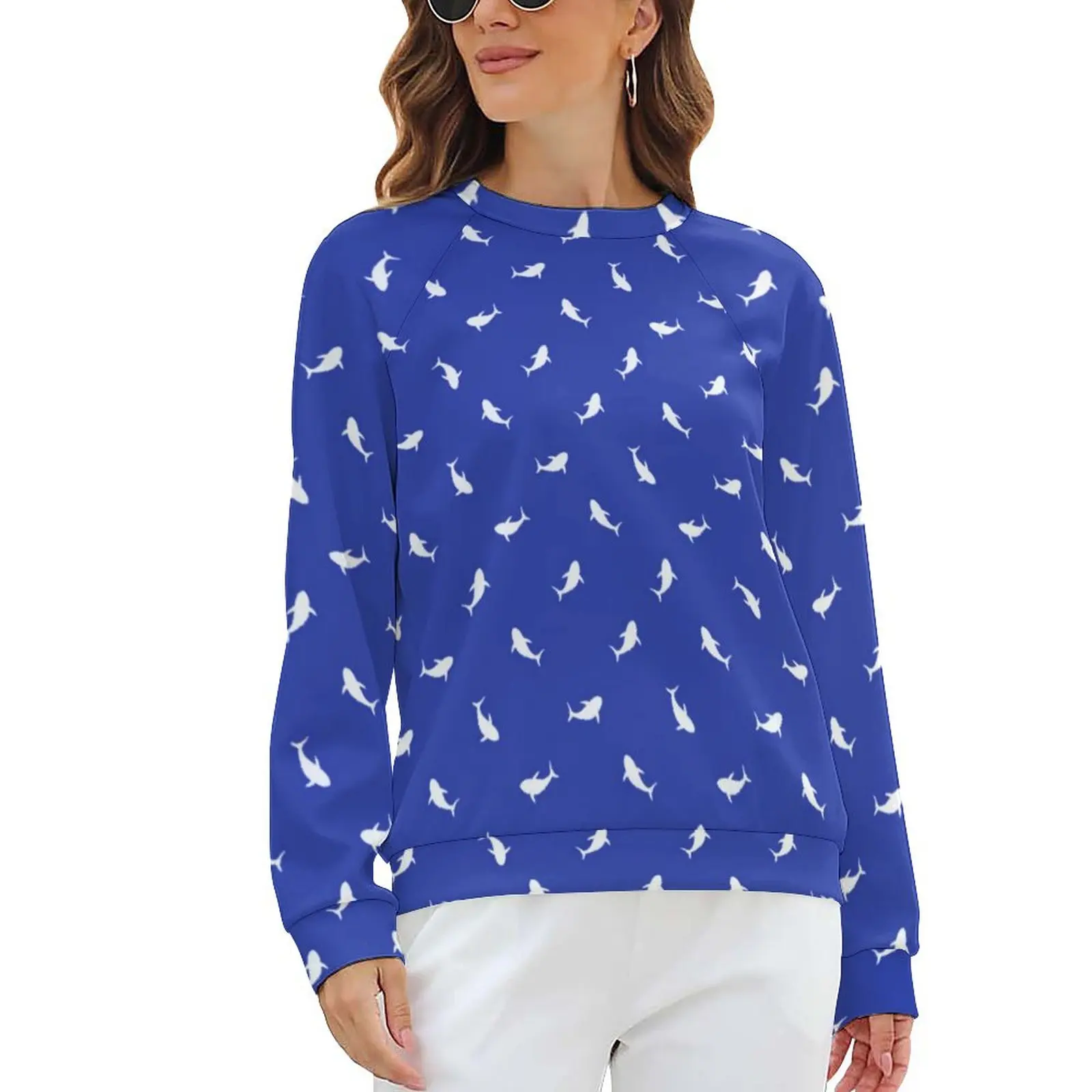 

Whale Shark Hoodies Woman Marine Life Print Hip Hop Casual Hoodie Winter Long Sleeve Elegant Graphic Sweatshirts Big Size 3XL