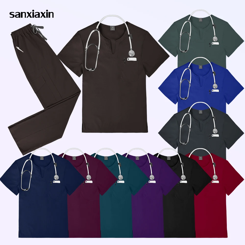 homens-uniformes-cirurgicos-clinica-dentaria-medico-esfrega-uniforme-conjunto-mulher-artigos-de-enfermagem-enfermeiras-acessorios-beleza-spa-laboratorio-workwear