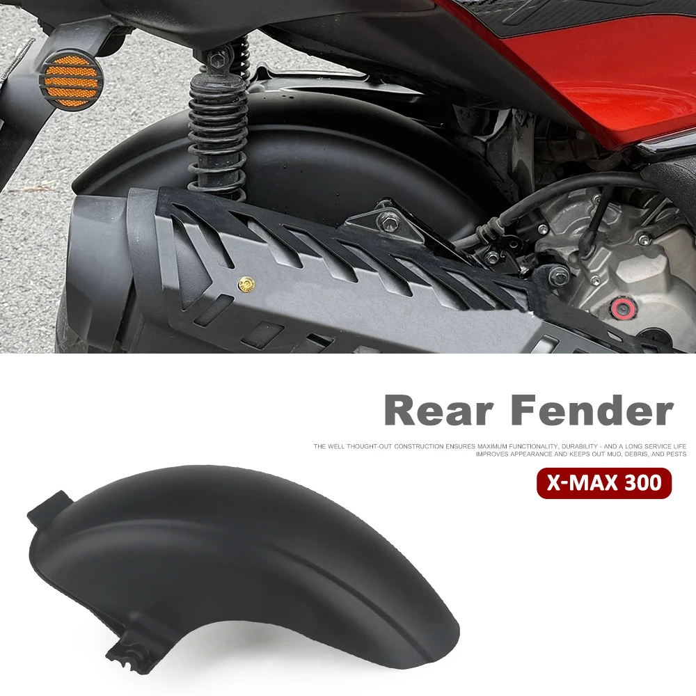 

Motorcycle 2025 For YAMAHA X-MAX 300 X-MAX300 XMAX 300 x-max Mudguard Rear Fender Wheel Hugger Splash Guard Rear Fender Extender