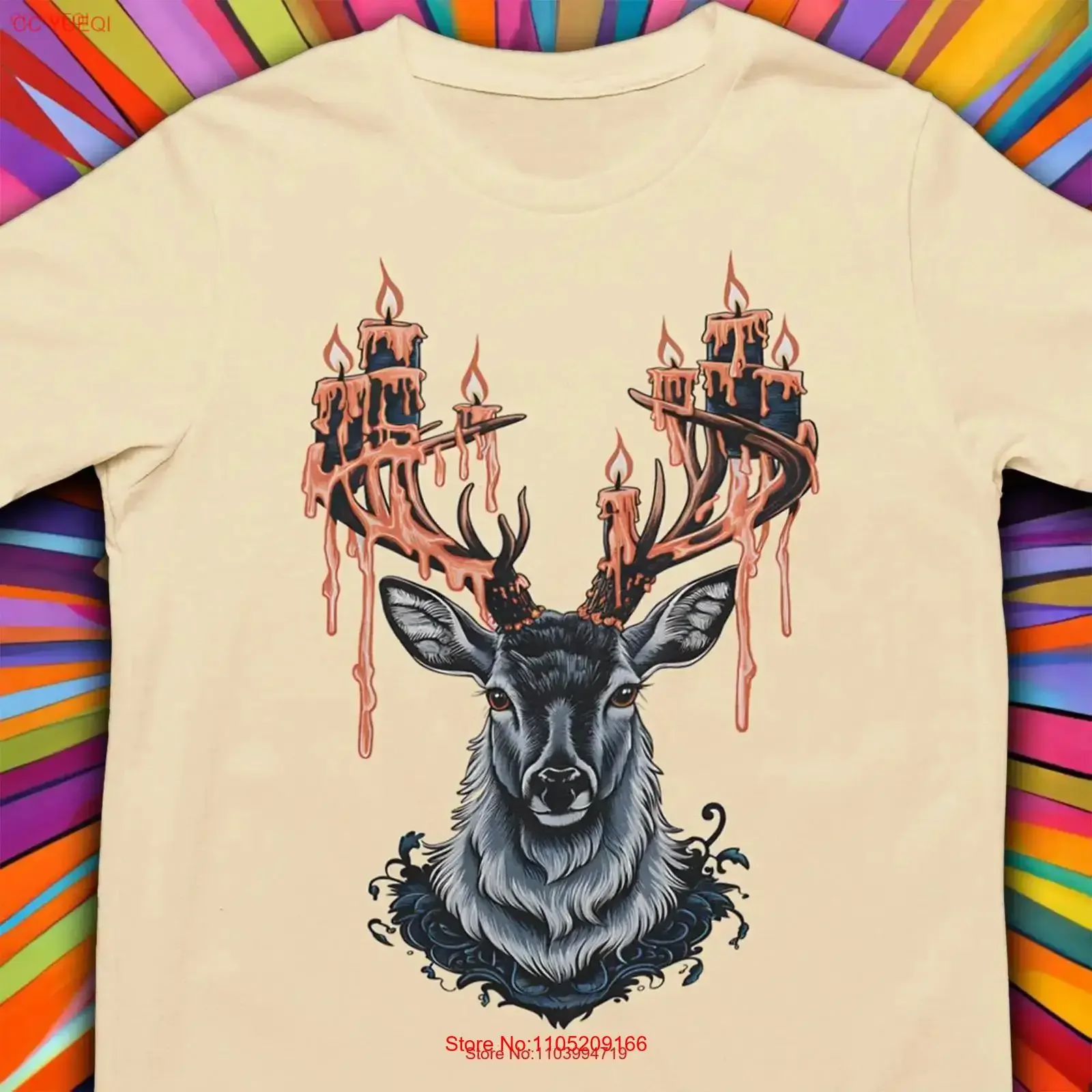

Футболка с оленем для мальчиков, голова рога, деревенский крутой папа, элегантный винтажный стираный модный мягкий слегка растянутый топ для повседневной носки