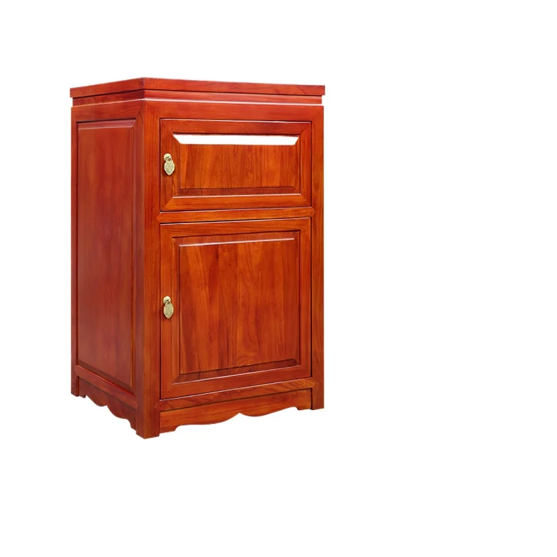 

Бытовой китайский ретро-резьба по цельному дереву, цветочный сейф, противоскользящий, противоугонный, прикроватный сейф с паролем