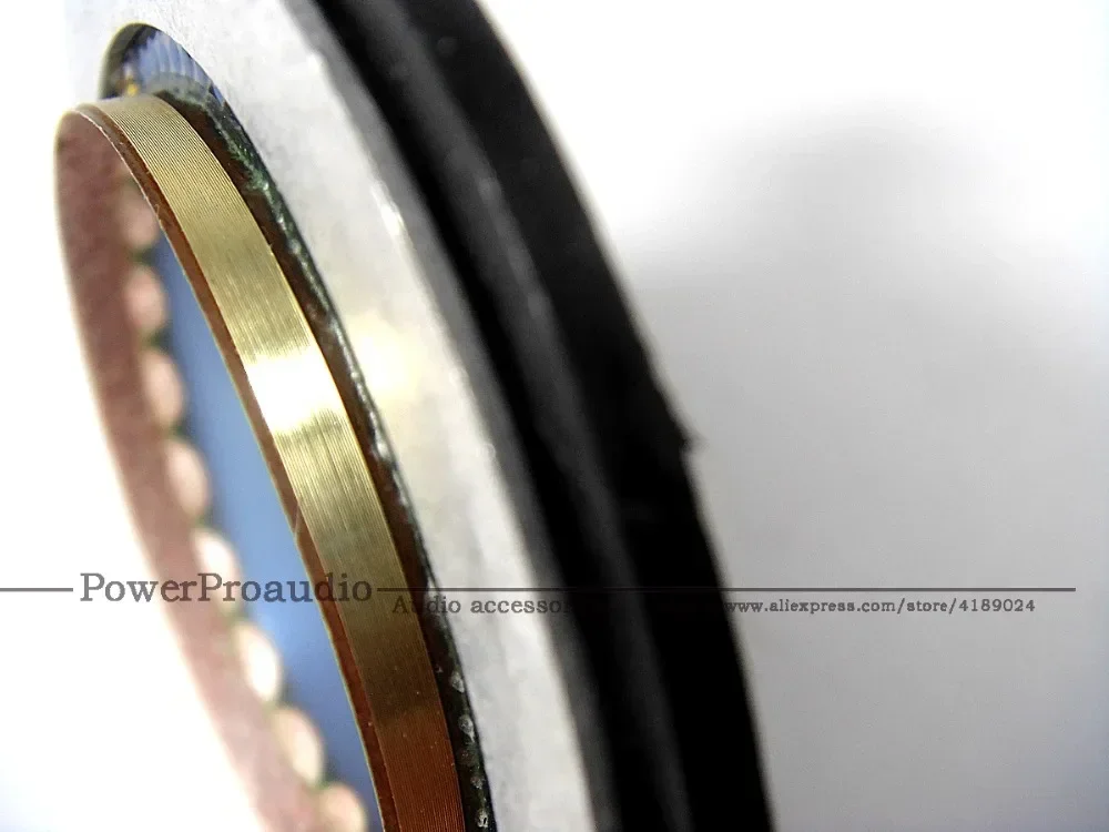 Hiqh คุณภาพไดอะแฟรมสําหรับ 1.75 "ลําโพงไทเทเนียมสีน้ําเงินแบนอลูมิเนียมลวดแบนสีฟ้า 8 โอห์ม