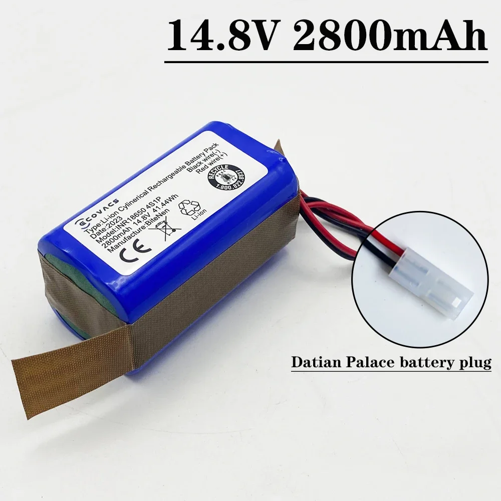 14.8V 2600mah akumulator litowy wielokrotnego ładowania do ILIFE A4s A6 V7s Plus A9s W400 odkurzacz robot INR18650 M26-4S1P baterie