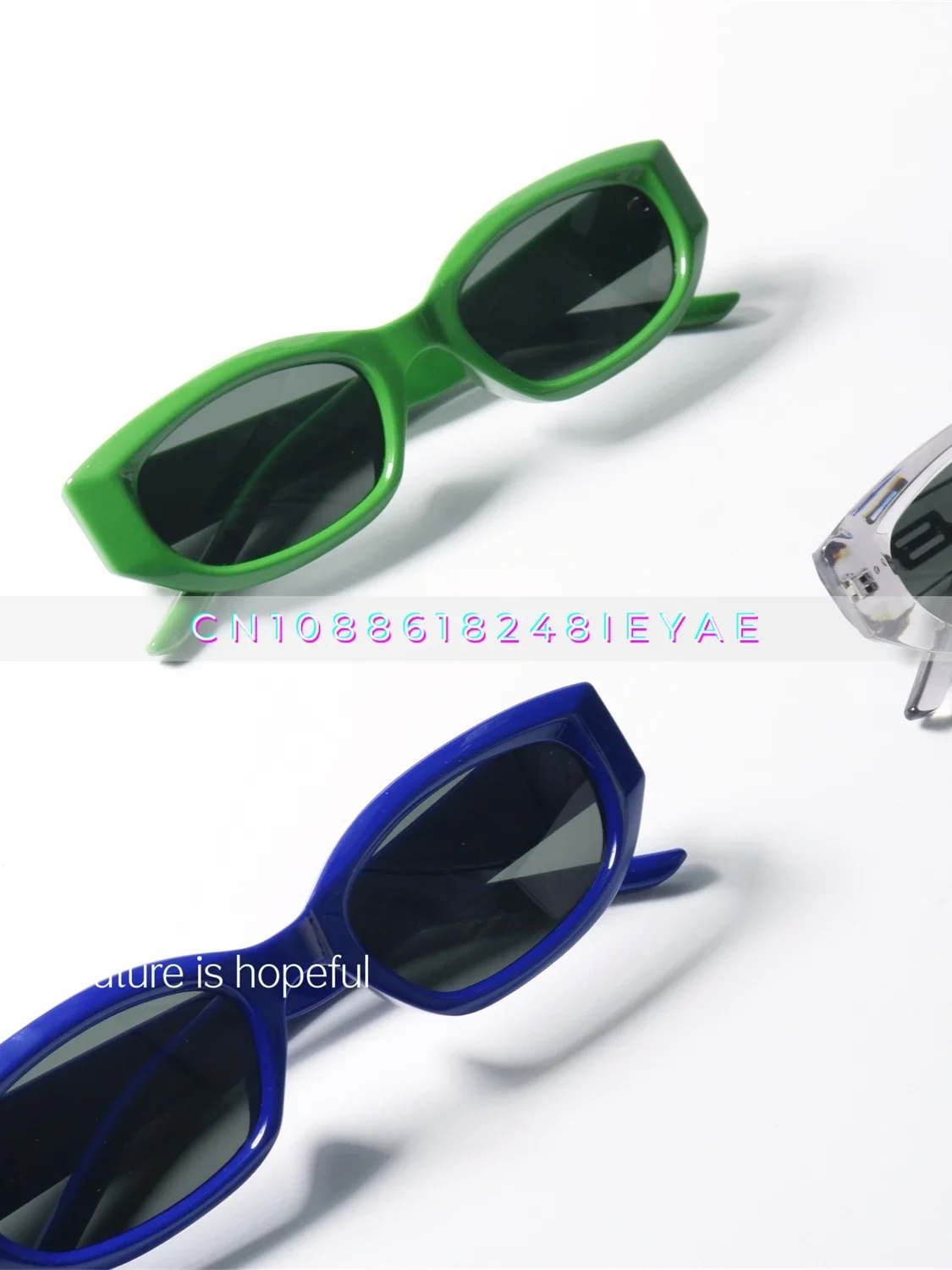 GM Same Klein Blue Sunglasses Uv400 Anti-ultraviolet Radiation Niche Sunglasses