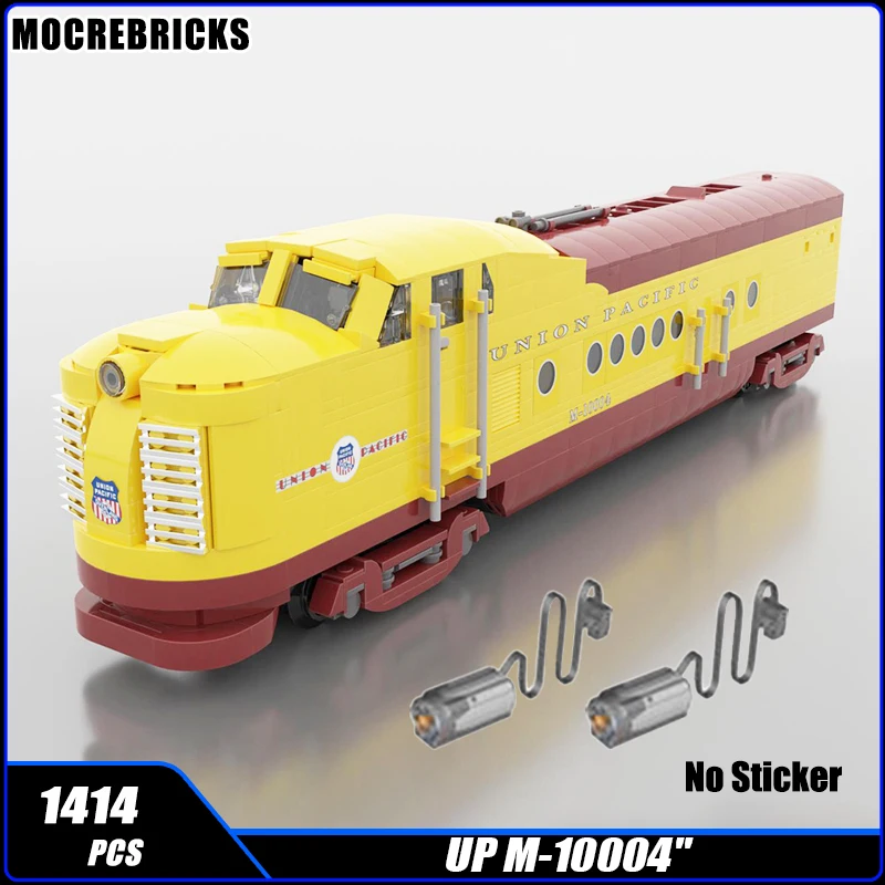 

Конструктор MOC: Городской Железнодорожный Дизель-электрический Локомотив, Модель для Сборки, Головоломка, Игрушка, Подарок для Детей