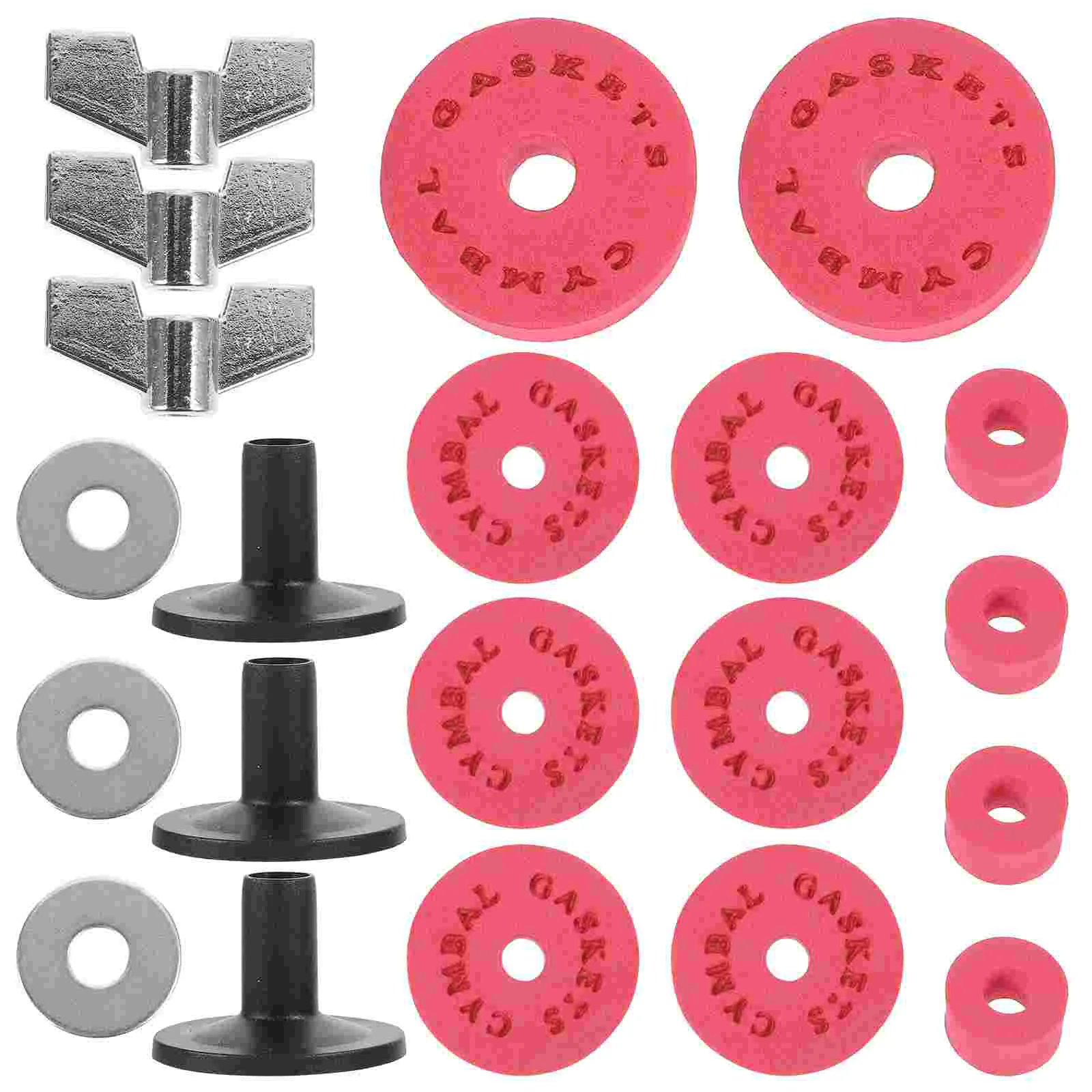 Drum Pads Practical Cotton Metal Washerss Nonslip Useful EVA Clutch Kit Cymbals Accessory Disc Nuts