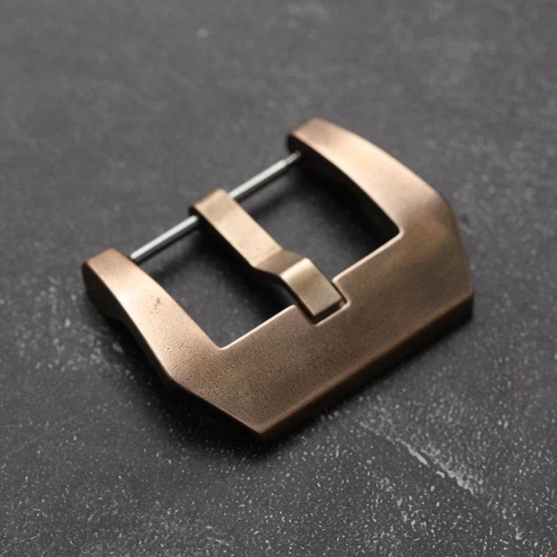 Personalised Vintage Bronze Buckle 20 22 24 26MM CUSN8 Vintage Oxide Buckle for PAM Bronze Watch Strap Accessory Buckle