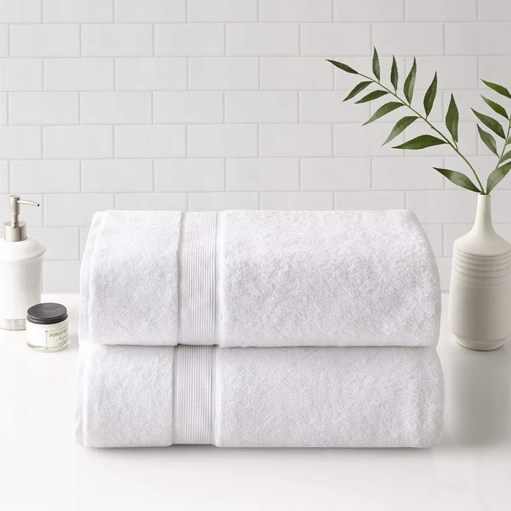 

800GSM Cotton Luxurious Bath Towel Set Highly Absorbent