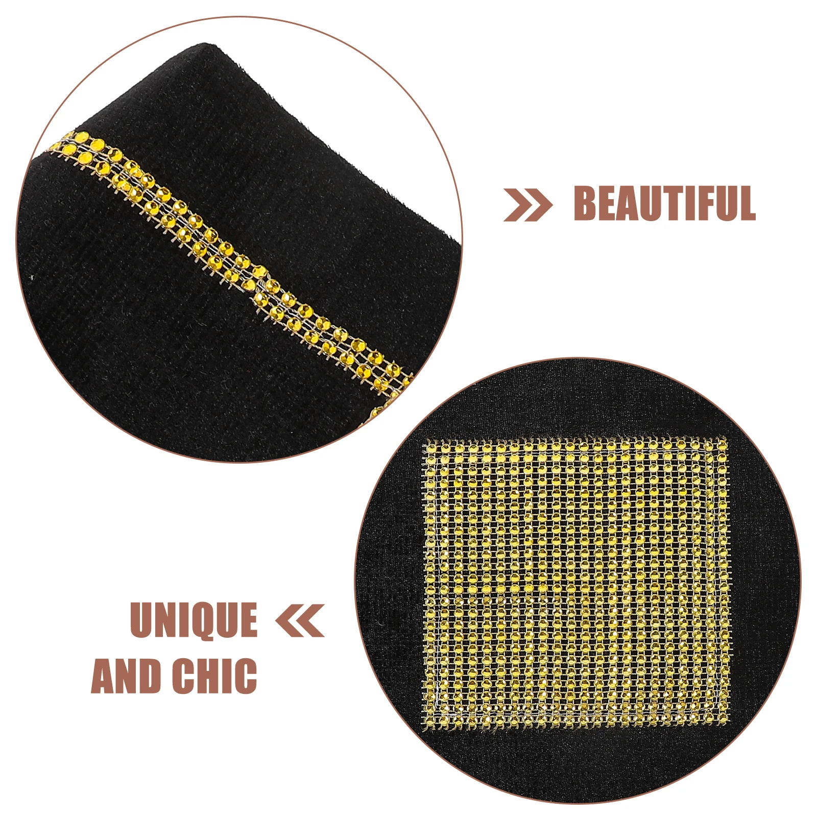 2 قطعة تحديد الموقع حجر الراين الشمال نمط الجدول حصيرة لينة مريحة اللمس غرفة الطعام ديكور للطاولات لوازم المنزل العزل الحراري #1