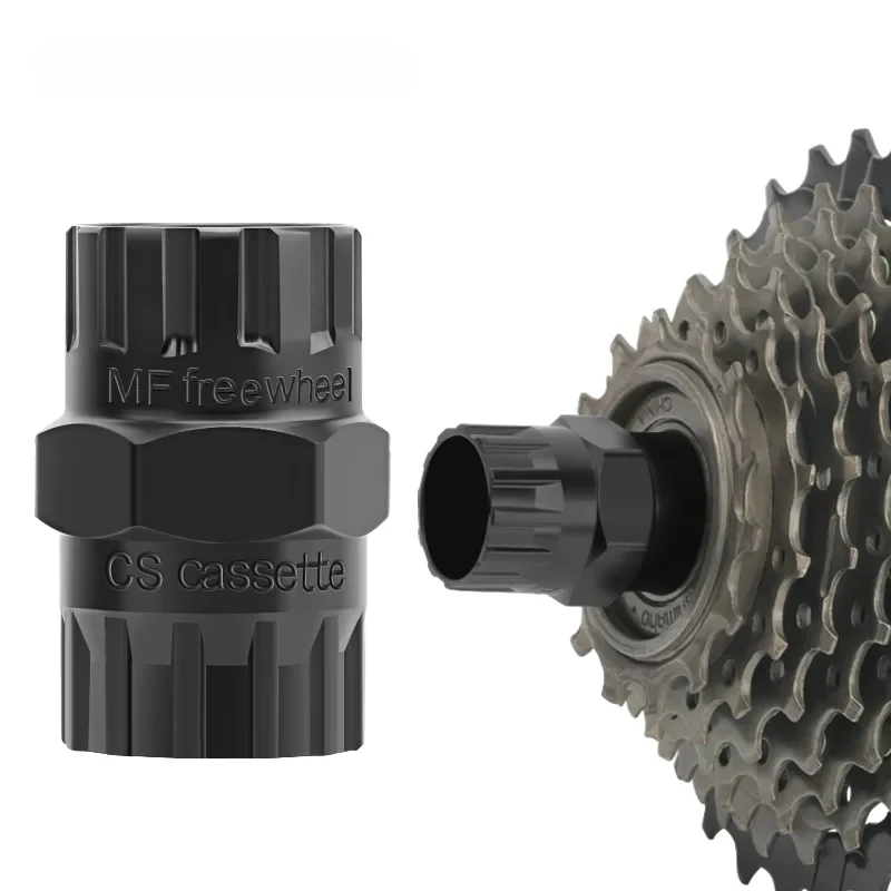 

Bike Flywheel Remover Socket Tool Wear-Resistant High Strength Steel Bicycle Cassette Flywheel Lockring Remover MTB Repair Tools
