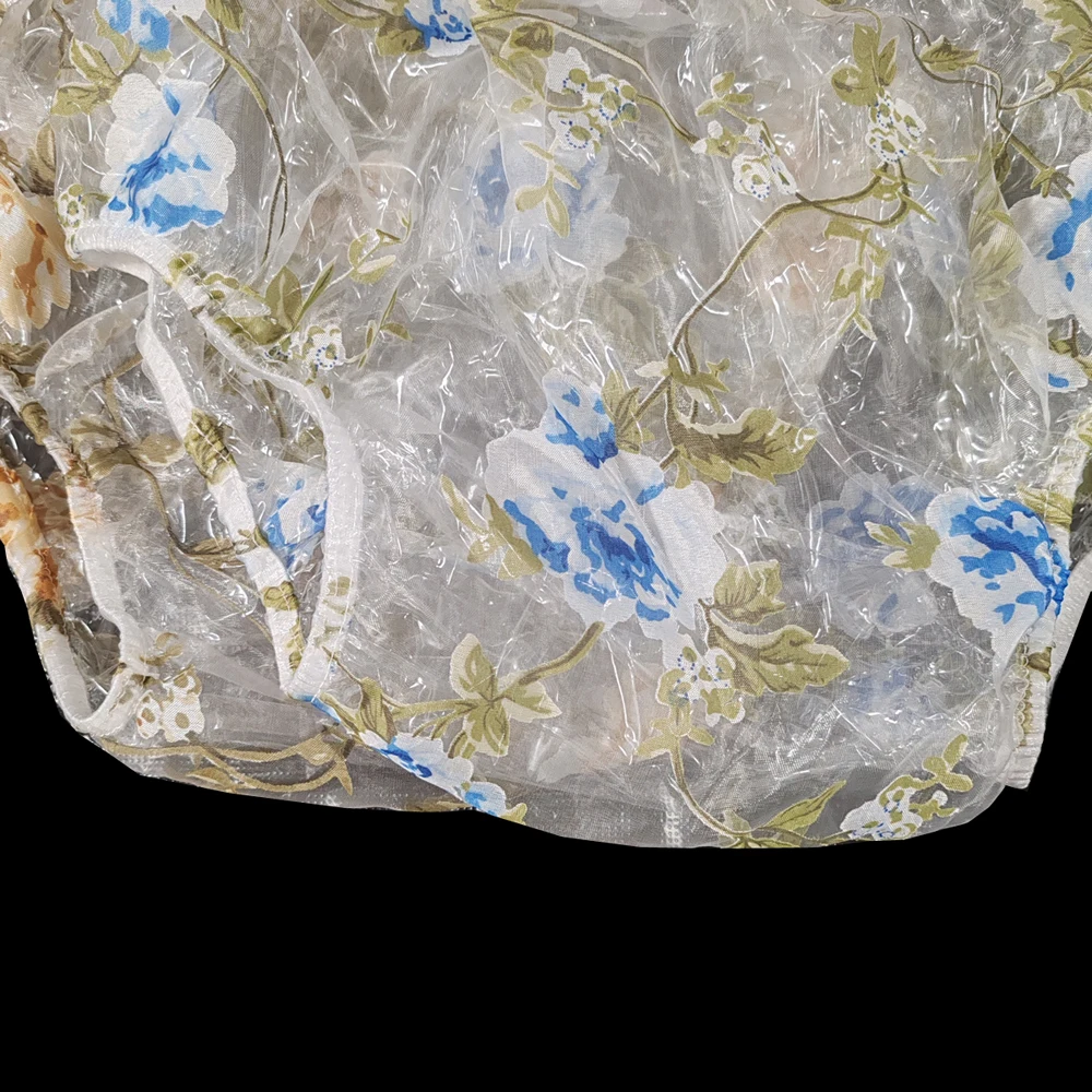 2pcs Printing Adult Diaper Cover Incontinence Underpants Leakproof Panties, Fully Transparent, Unisex ABDL Christmas Gifts