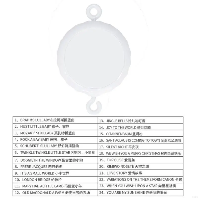54da decorações berço do bebê música móvel brinquedo cama sinos caixa musical sinos móveis educação brinquedo caixa música